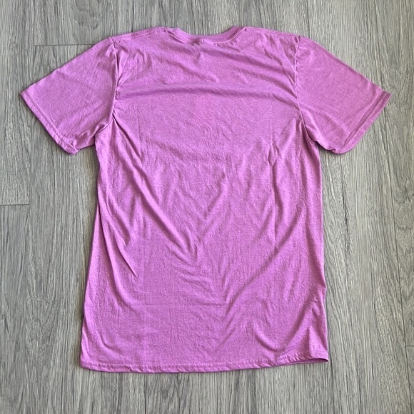 Lavender and Black Spring Flower Graphic Tee - Picture 5 of 5